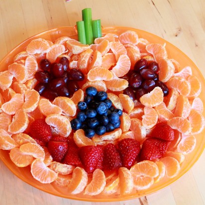 Jack 'O Lantern Fruit Plate
