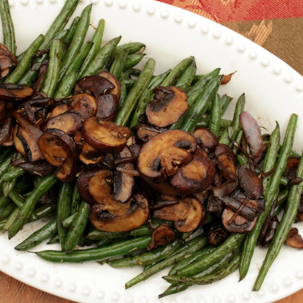 Balsamic Green Beans and Mushrooms  Type2Diabetes.net