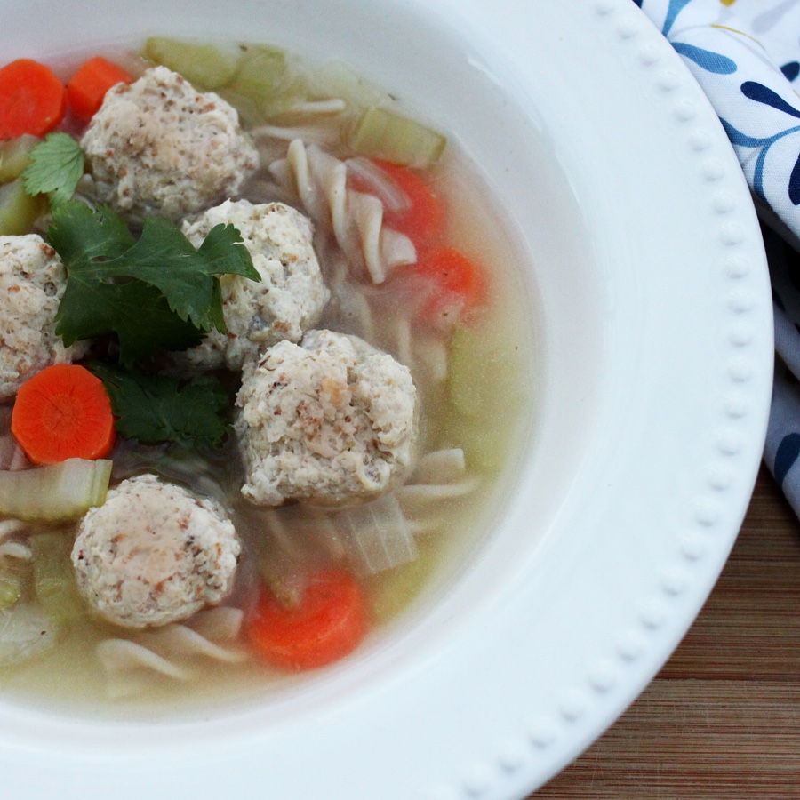 Chicken Meatball And Noodle Soup Recipe Type2diabetes Com