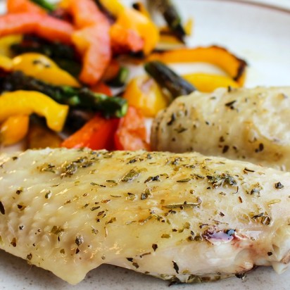 Grilled chicken and veggies