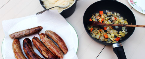 Sausage with Mirepoix Side image