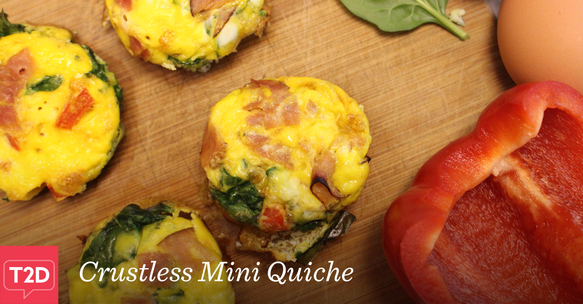 Crustless Mini Quiche Type2Diabetes Com   Facebook Share 16346r 2x 