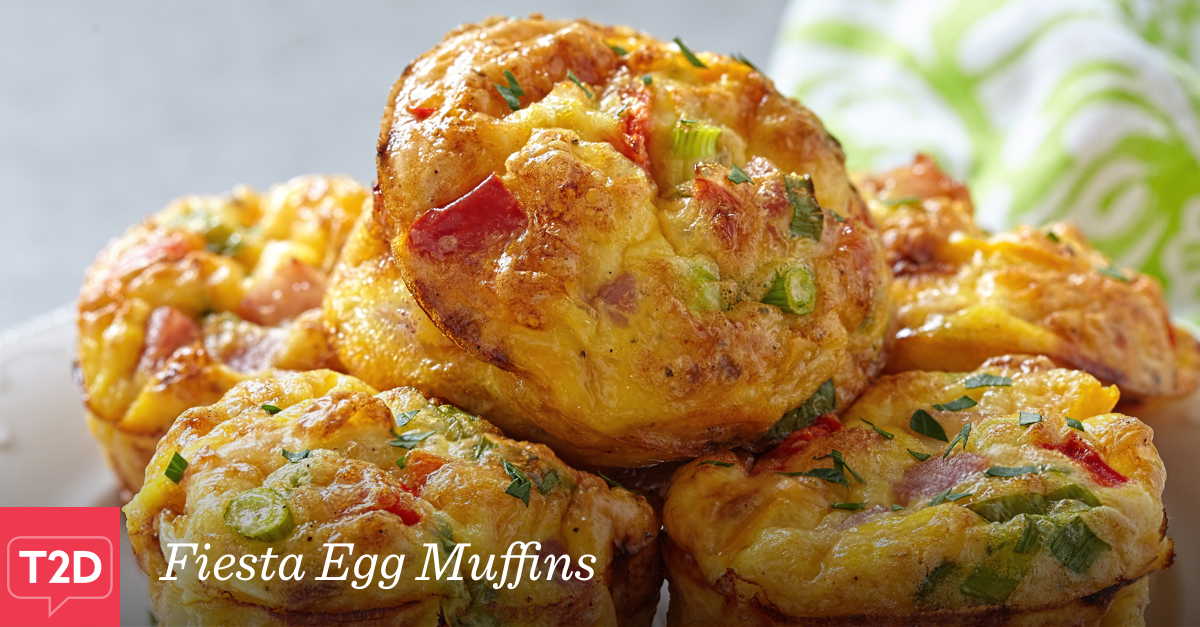 Fiesta Egg Muffins - Type2Diabetes.com