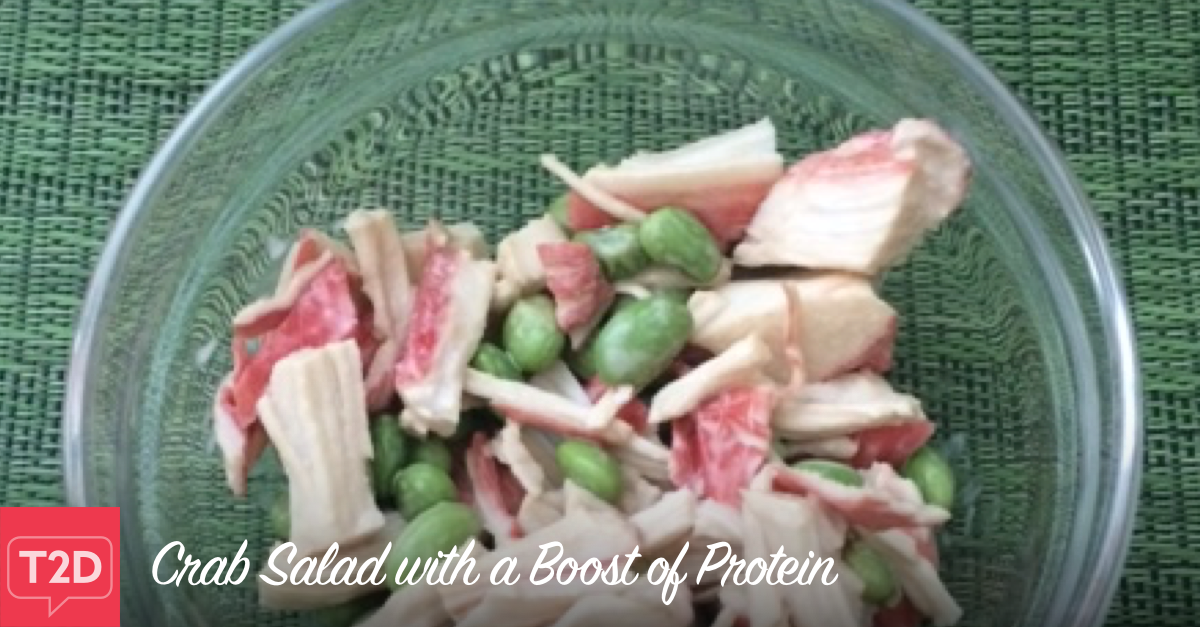 Crab Salad With a Boost of Protein Recipe