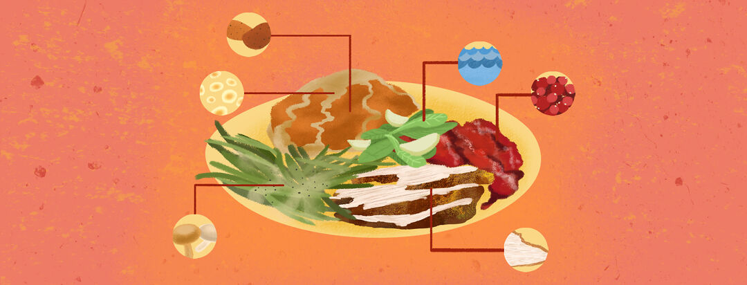 Thanksgiving meal deconstructed