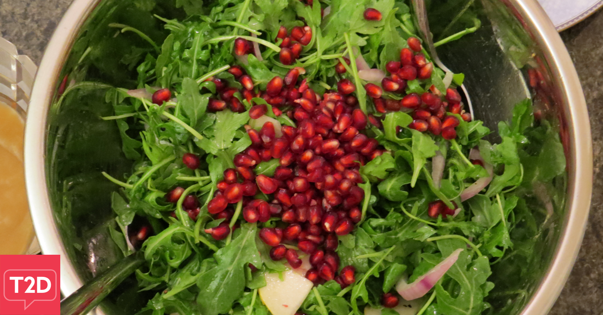 Arugula Pomegranate Salad