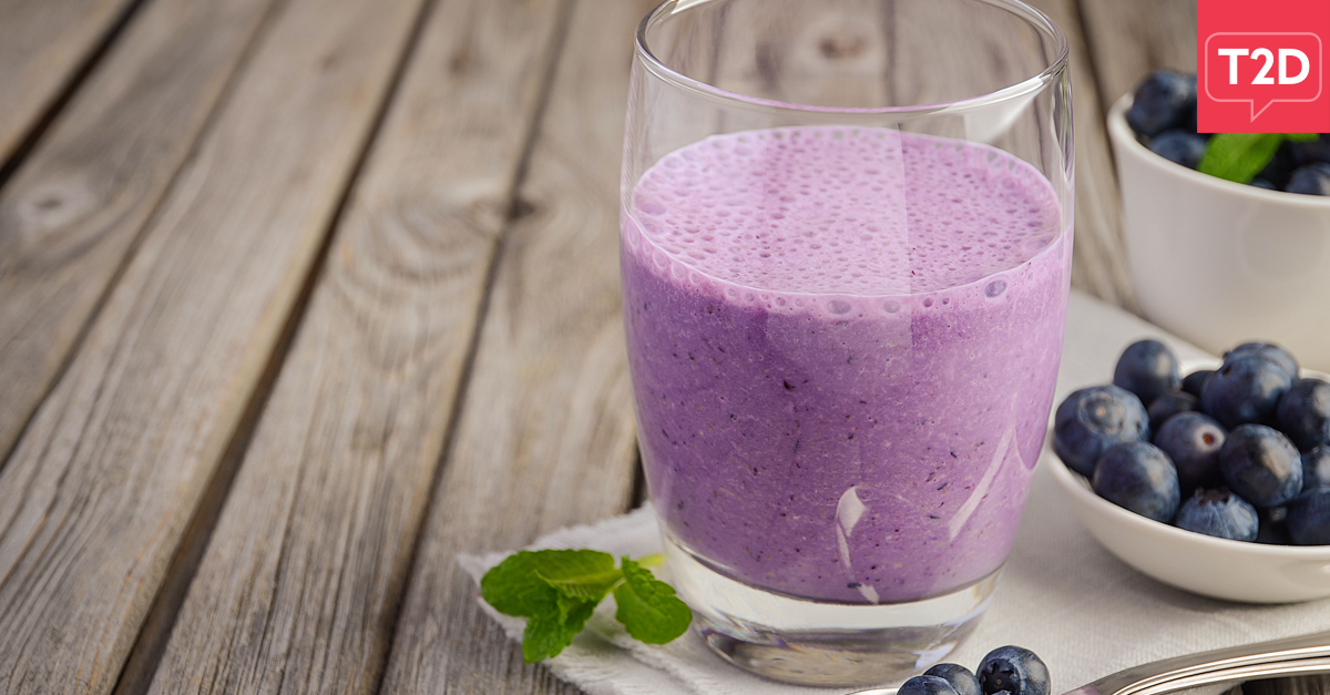 Simple Blueberry Smoothie Recipe | Type2Diabetes.com