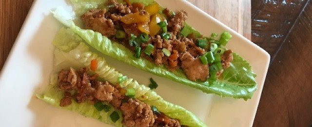 Asian Chicken Lettuce Wraps image