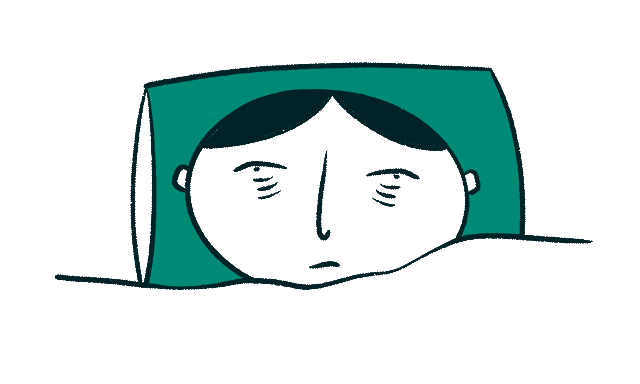 a person trying to sleep