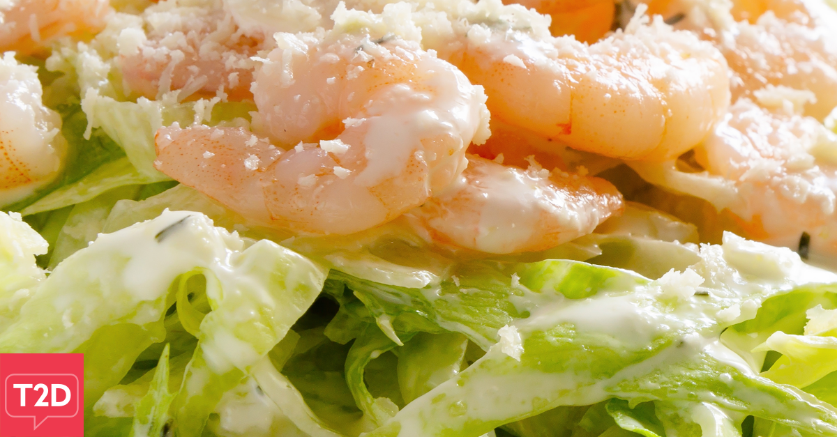Shrimp and Cauliflower Salad Recipe | Type2Diabetes.com