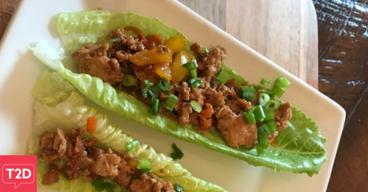 Asian Chicken Lettuce Wraps for Diabetics | Type2Diabetes.com