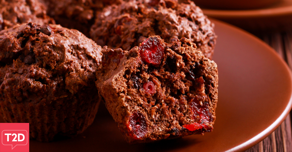 Cherry Grain Muffins Recipe