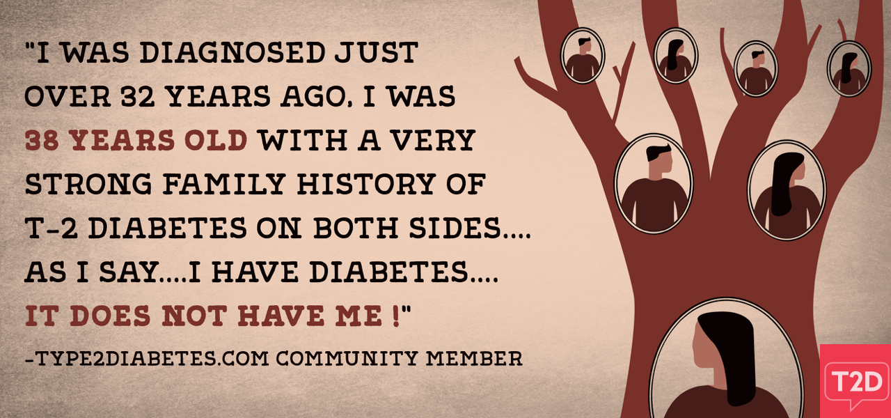 At what age were you diagnosed with type 2 diabetes?