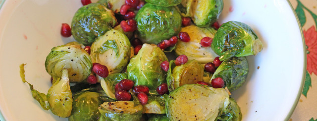 Pomegranate Roasted Brussels Sprouts image