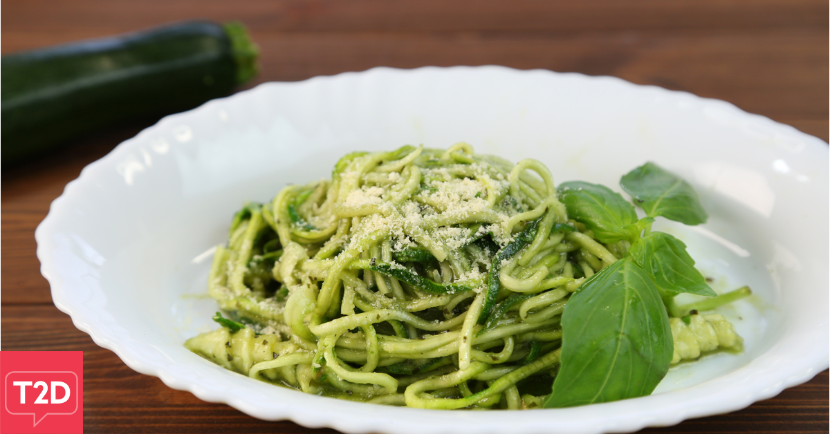 Parmesan Zucchini Noodles Recipe