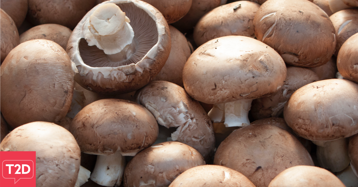 Cheesy Portobello Mushrooms Recipe | Type2Diabetes.com