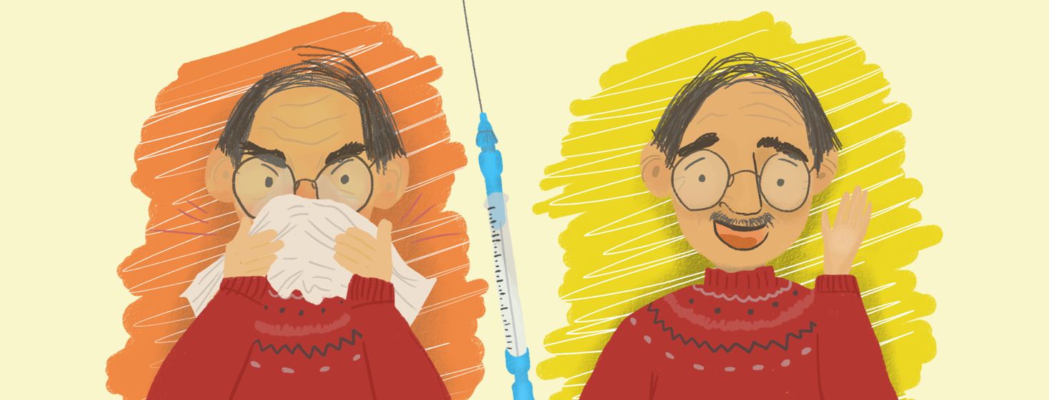 The difference between getting the flu shot or not is decreasing your likelihood of getting the flu that year.