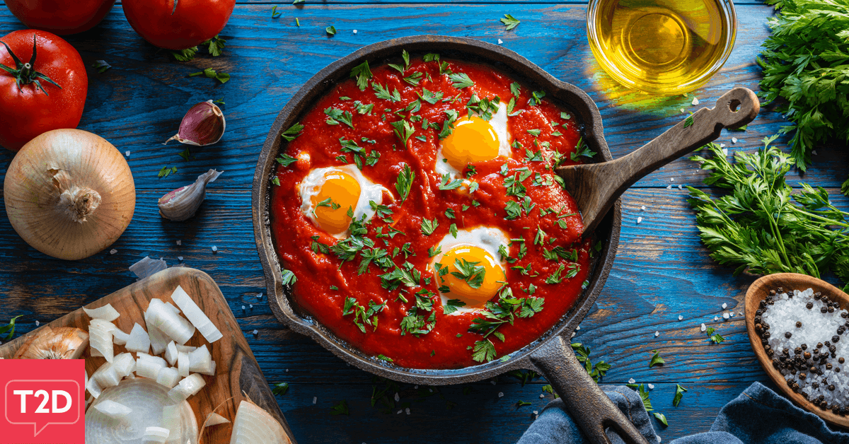 Saucy Eggs Recipe | Type2Diabetes.com