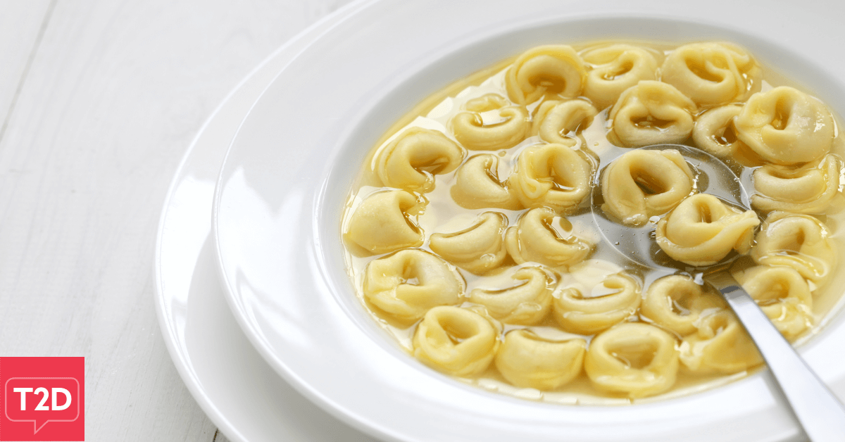 Quick Tortellini Soup Recipe | Type2Diabetes.com