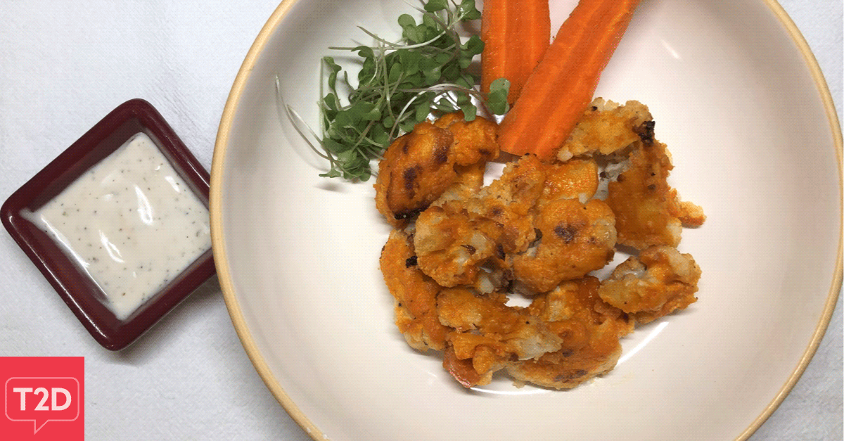 Buffalo Cauliflower Recipe | Type2Diabetes.com