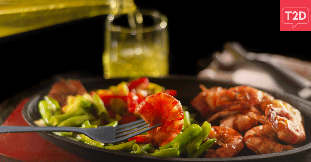 Harissa Shrimp Stir Fry Recipe | Type2Diabetes.com