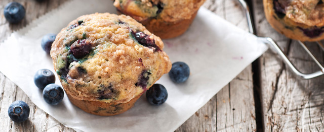 Powerhouse Blueberry Muffins image