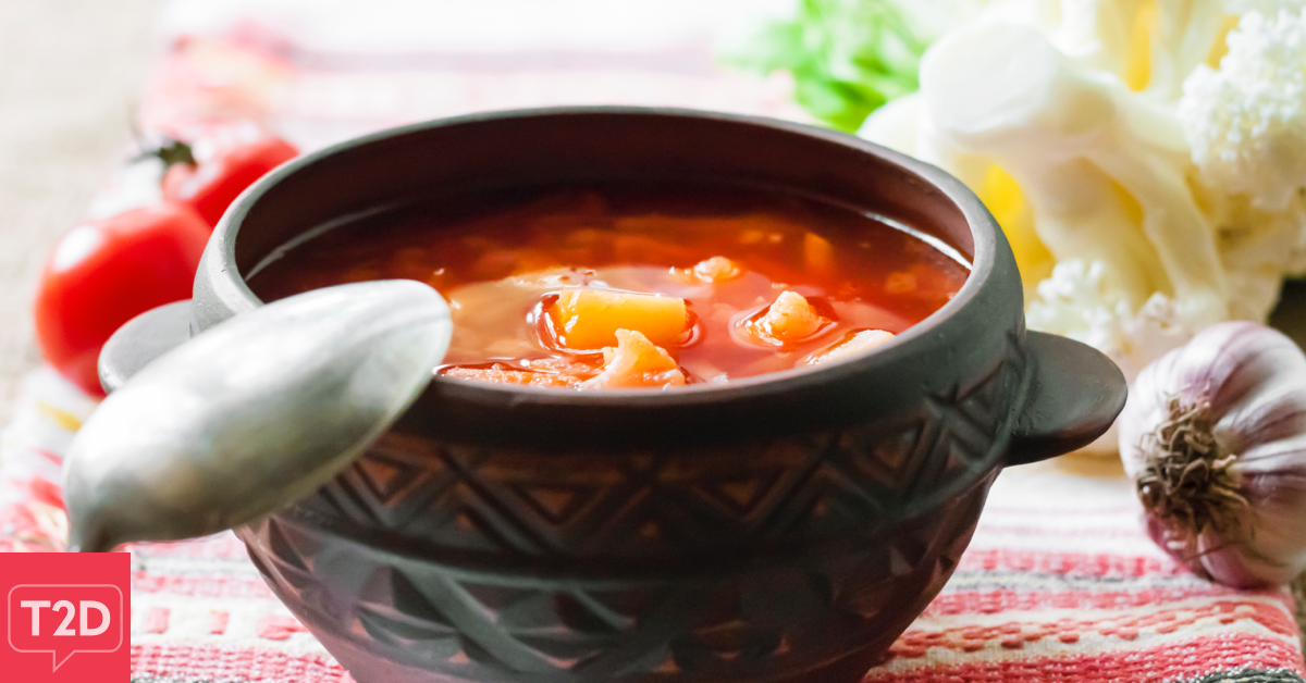 Cauliflower and White Bean Soup Recipe | Type2Diabetes.com