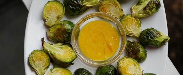 Brussels Sprouts With Dijon Aioli image
