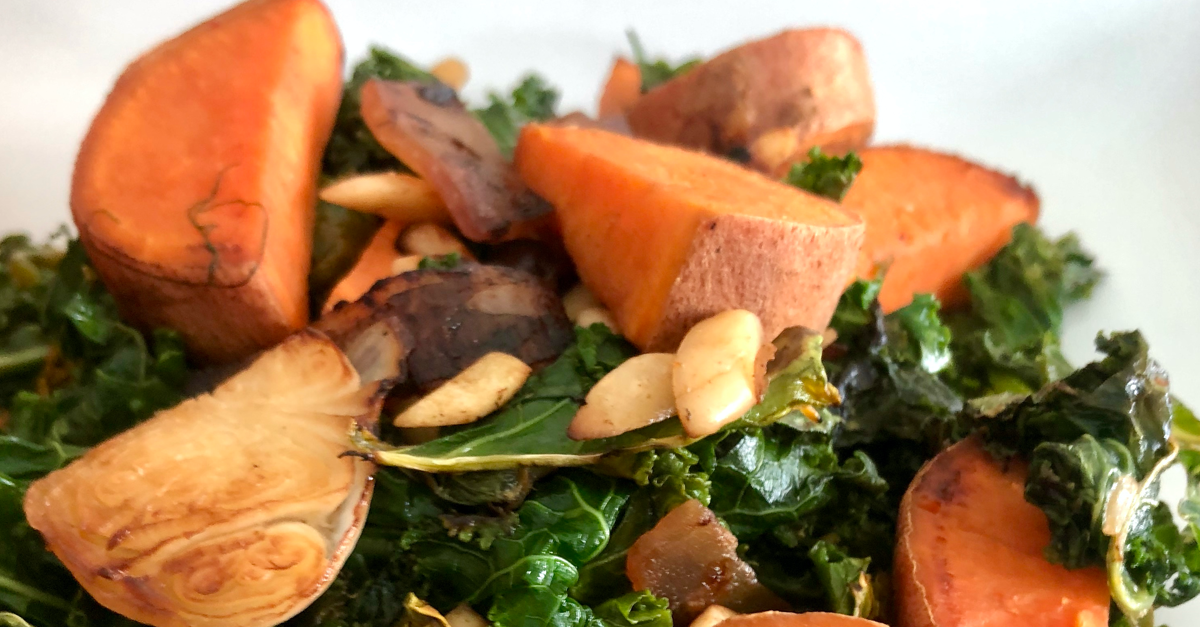 Sweet and Savory Kale Side Recipe