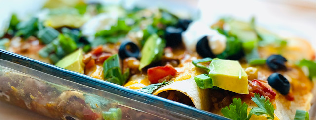 Turkey Lentil Enchiladas image