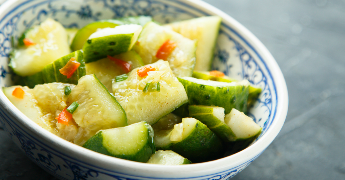 Spicy Garlic Cucumber Salad Recipe | Type2Diabetes.com