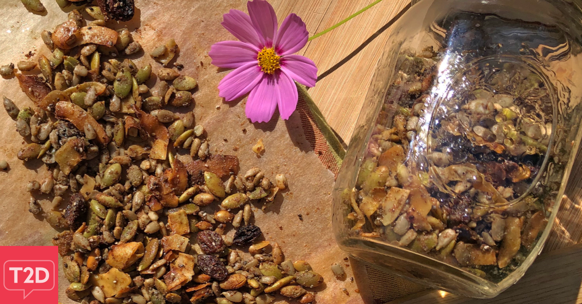 Seedy Grain-Free Granola Recipe | Type2Diabetes.com