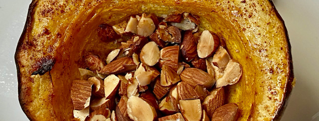 Savory Acorn Squash With Toasted Almonds image