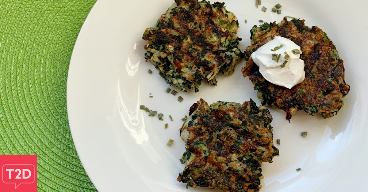 Spinach Onion Rice Cakes Recipe | Type2Diabetes.com
