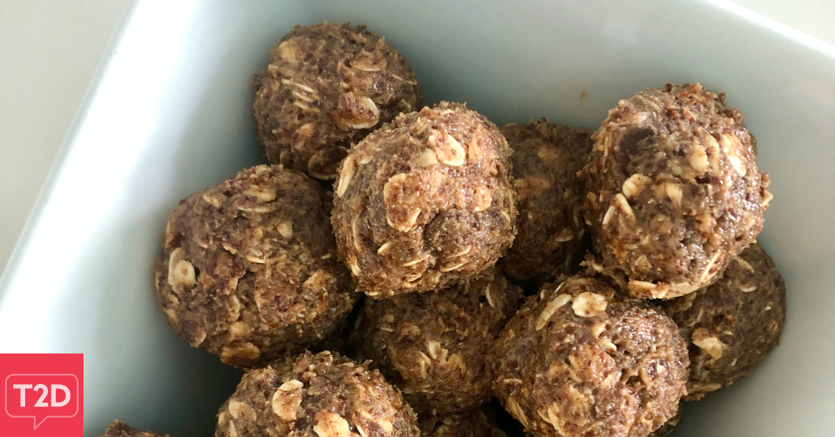 Diabetes-Friendly Energy Bites Recipe With Oats, Flax & Peanut Butter