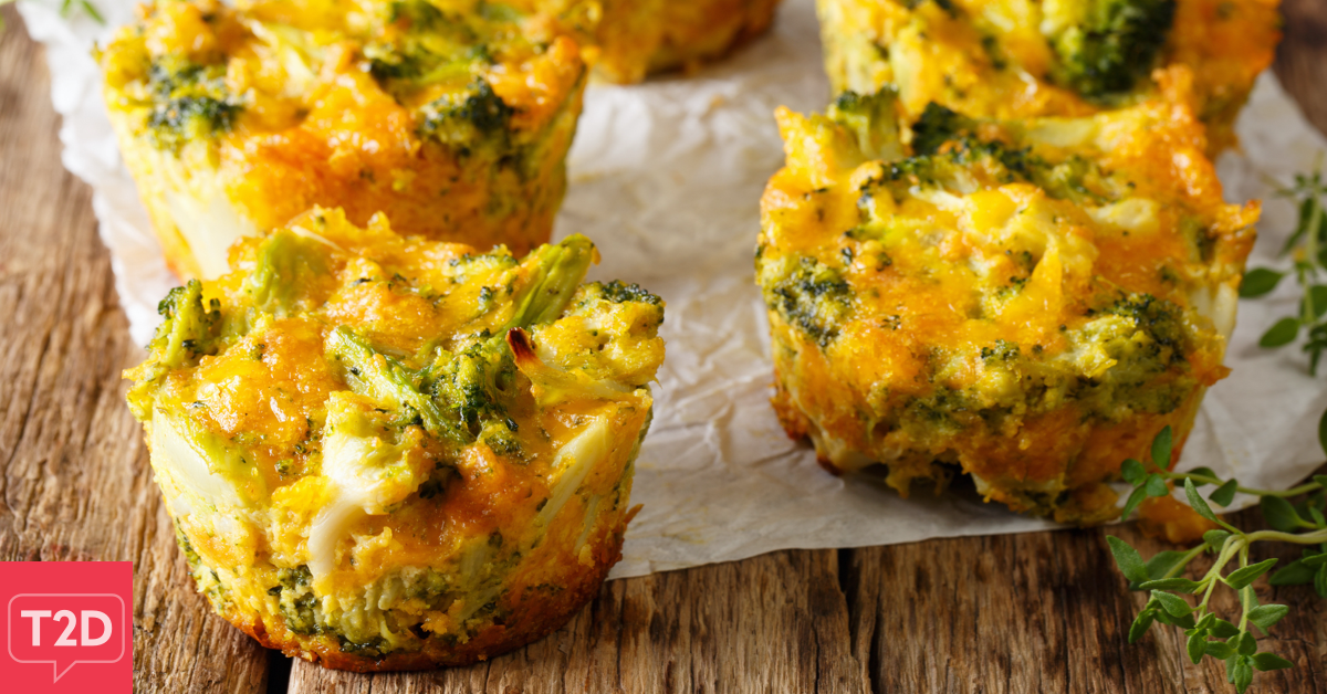 Make-for-Later Broccoli Egg Muffins Recipe | Type2Diabetes.com