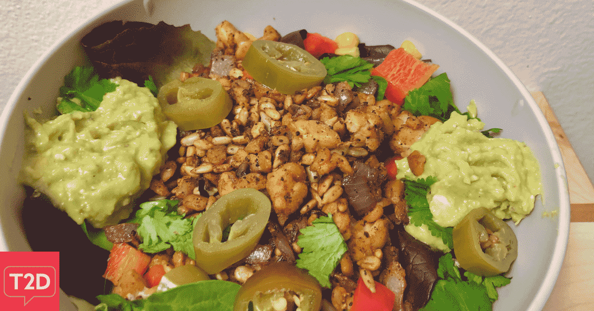 Vegan Taco Salad Recipe | Type2Diabetes.com