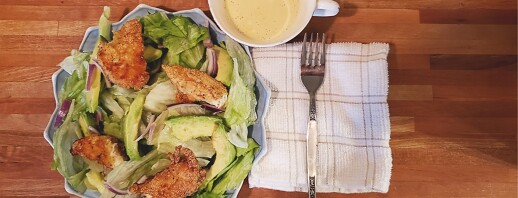 Chicken and Avocado Honey Mustard Salad image