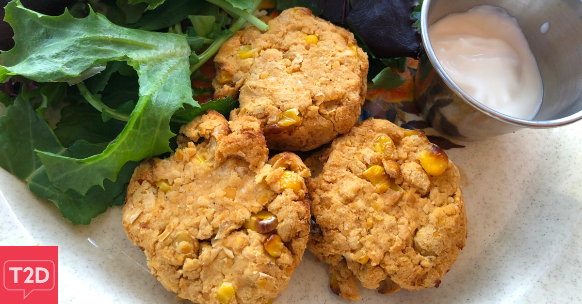 Chickpea Corn Fritters Recipe | Type2Diabetes.com
