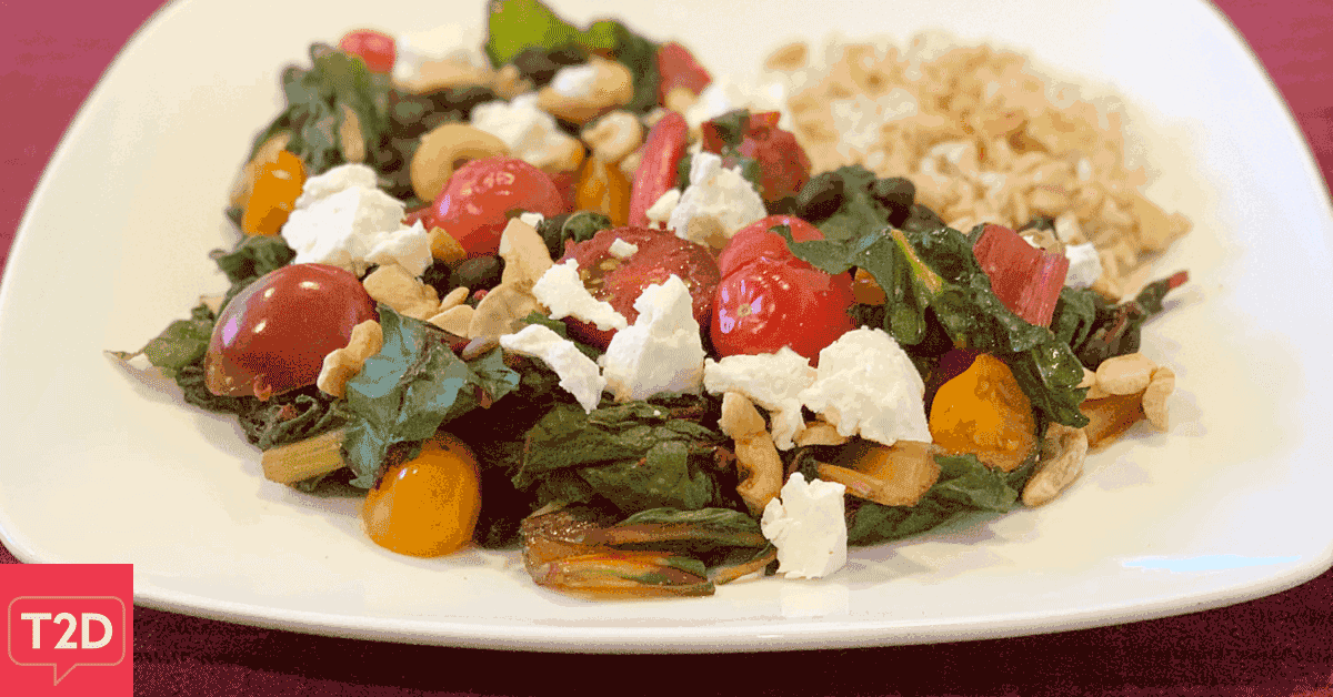 Swiss Chard & Black Beans Recipe | Type2Diabetes.com