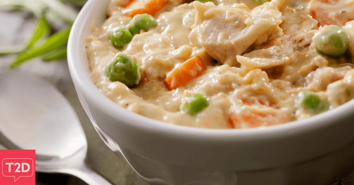 Chicken Pot Pie Soup Recipe | Type2Diabetes.com