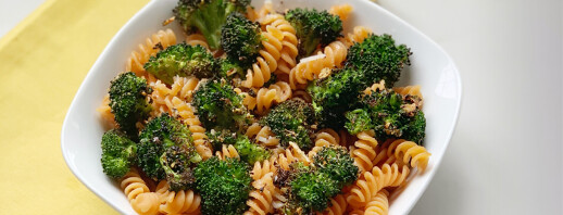 Crispy Broccoli and Buttery Noodles image
