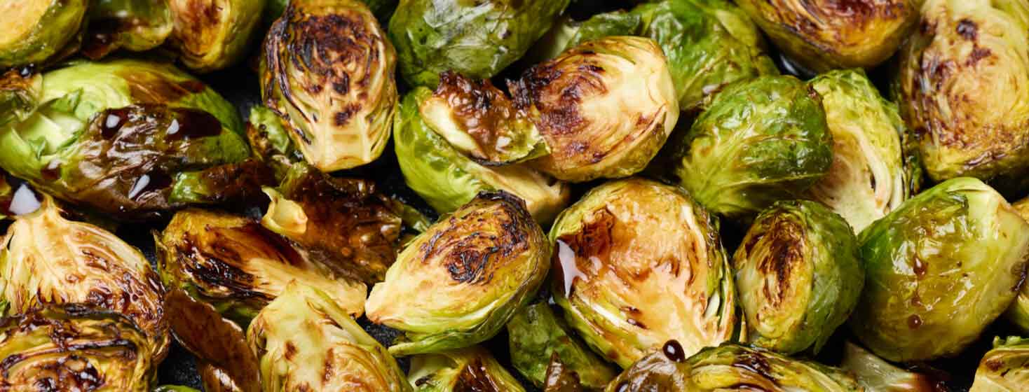 Roasted Lemon Pepper Brussels Sprouts image