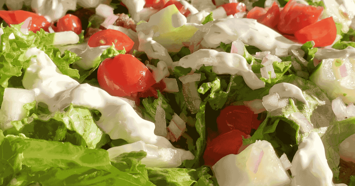 Family-Size Gyro Salad Recipe | Type2Diabetes.com