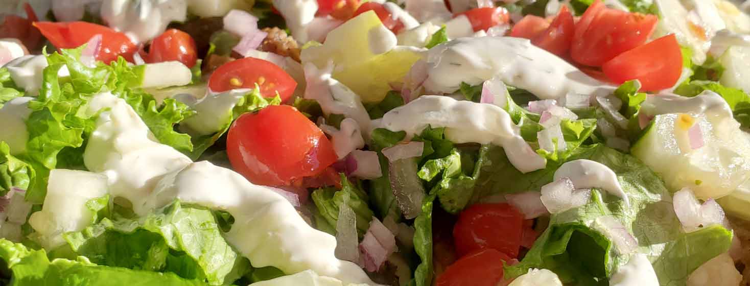 Family-Size Gyro Salad