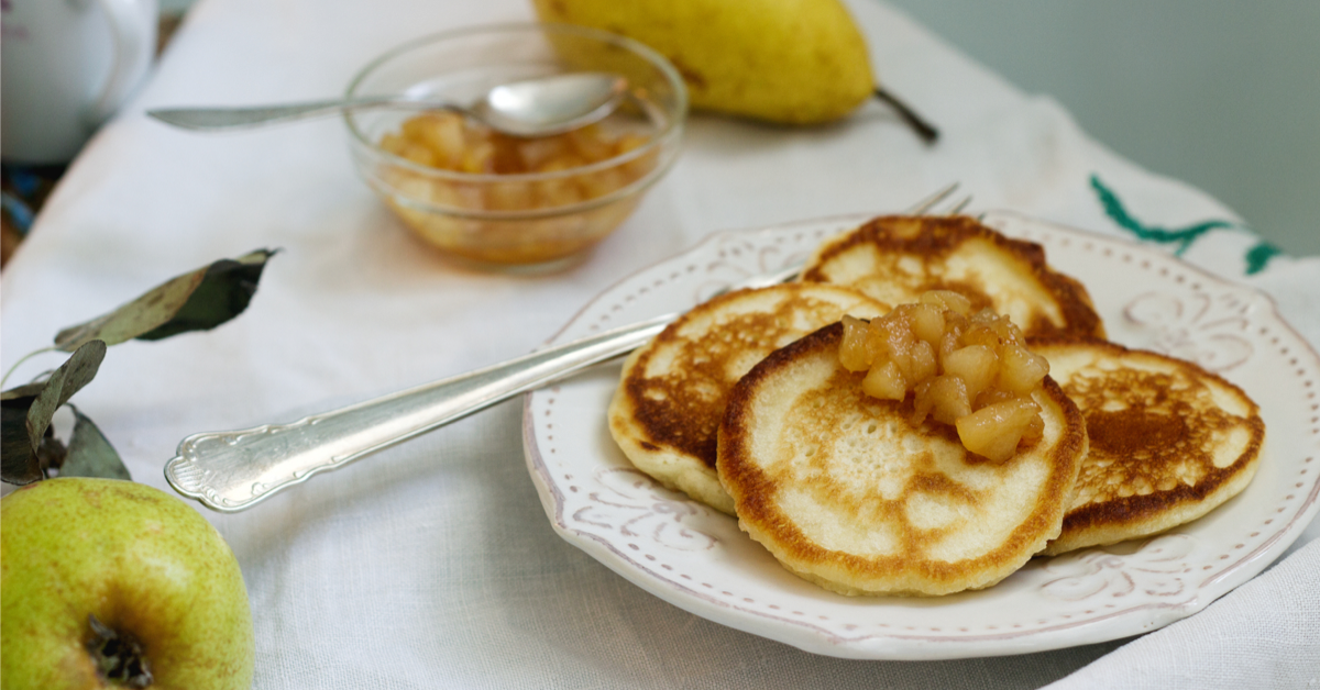 Perfect Pear Protein Pancakes Recipe | Type2Diabetes.com
