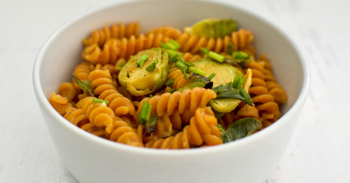 DairyFree Chickpea Truffle Pasta Recipe