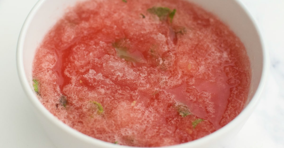 Refreshing Watermelon Mint Shaved Ice Recipe | Type2Diabetes.com